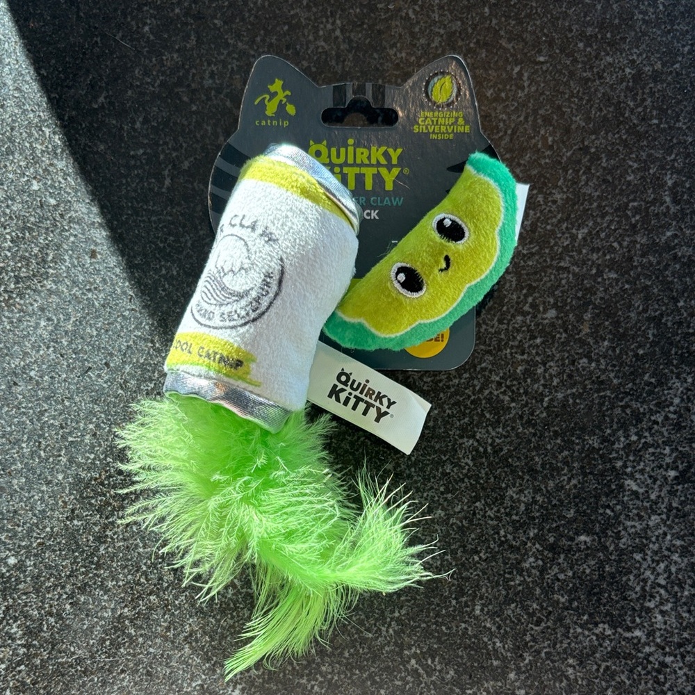 Green Catnip Toy Set